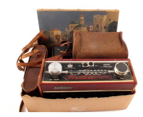 A No.2 Brownie box camera, Voigtlander Bessa plus a Voigtlander brilliant camera etc