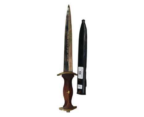 GERMAN STYLE DAGGER &amp; SCABBARD 