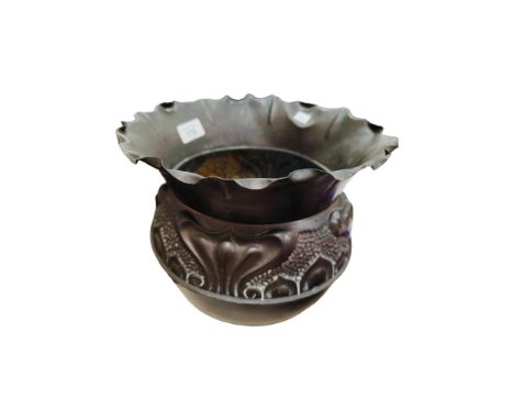 LARGE COPPER ARTS &amp; CRAFTS/ART NOVEAU PLANTER 