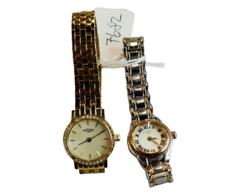 2 LADIES ROTARY WRIST WATCHES 