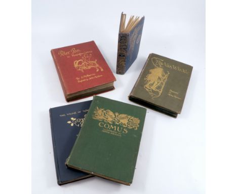 Peter Pan in Kensington Gardens, by J. M. Barrie, illustrated by Arthur Rackham, London 1910, seventh edition, together with 