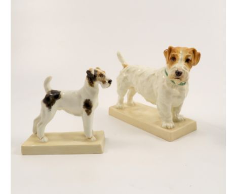 A Royal Worcester model, Thomas, modelled by Doris Lindner, model number 2932, dated 1932, af, height 4.5ins, together with a
