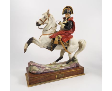 A Royal Worcester model, of Napoleon Bonaparte, modelled by Bernard Winskill, please note this model has a plinth but no cert