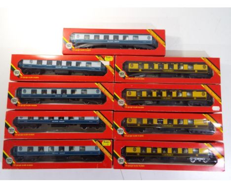 Model Railways - Hornby Nine oo gauge coaches in original boxes, comprising Four R229 Pullman cars named "Lucille" and Five R