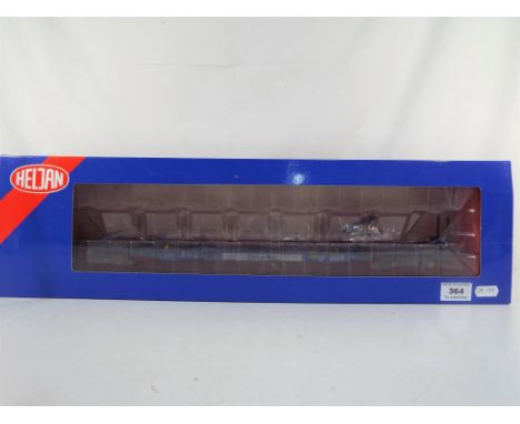 Model Railways - a Helgan O gauge model #5153 IGA cargo wagon Corus Rail, model appears m in original nm boxes [2] Est £70 - 