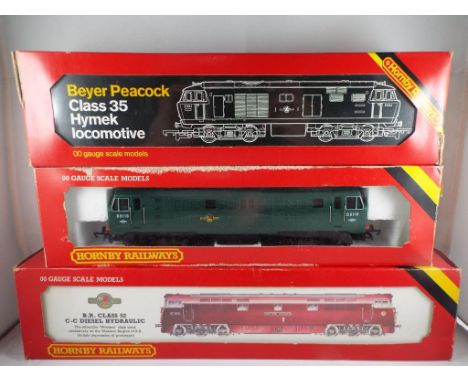 Model Railways - three Hornby OO gauge diesel locomotives in original boxes comprising R080, R352 with instructions and R074 