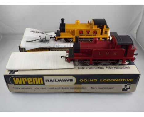 Model Railways - two Wrenn OO gauge steam locomotives in original boxes with instructions comprising W2202 0-6-0 tank locomot