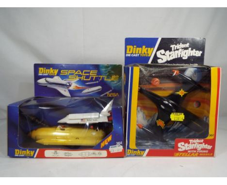 Dinky - two diecasts in original boxes comprising #362 Trident Star Fighter and #364 NASA Space Shuttle, models appear to be 