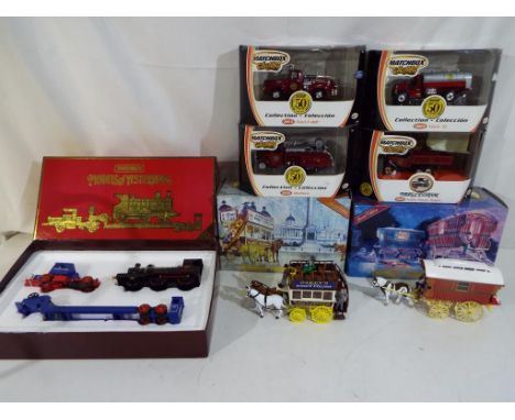 Matchbox - seven diecast vehicles in original boxes comprising YSH2, YSH1, YS-16, 96998, 96999, 96947 and a 1922 Foden Steam 