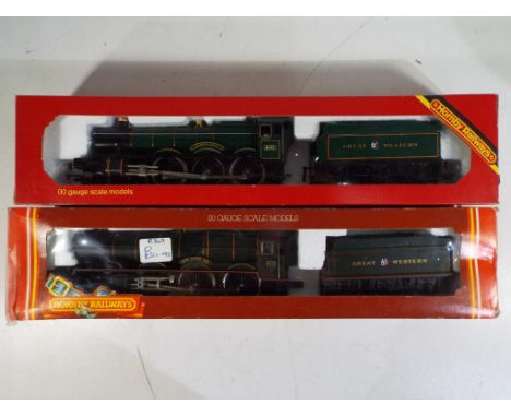 Model Railways - two G.W.R. Hornby OO gauge steam locomotives in original boxes with instructions comprising R759 Albert Hall