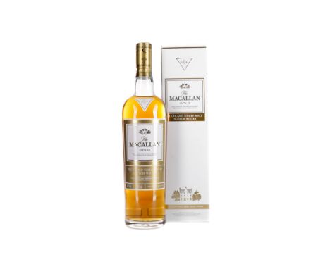 MACALLAN GOLD Single Malt Scotch Whisky Matured in sherry casks. 700ml, 40% volume, in carton.