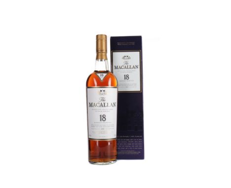 MACALLAN 1989 18 YEARS OLD Single Malt Scotch Whisky Matured in sherry wood.700ml, 43% volume, in carton.