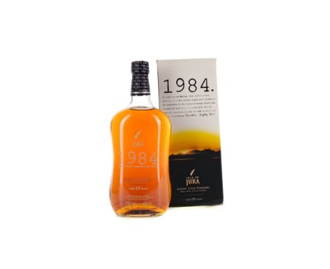JURA 1984 GEORGE ORWELL AGED 19 YEARS Single Malt Scotch Whisky Finished in sherry casks. 70cl, 42% volume, in carton.