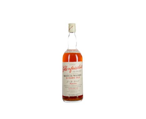 GLENFARCLAS 8 YEARS OLD 70° PROOF Single Malt Scotch Whisky 75.7cl, 70° proof.