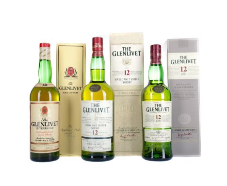 GLENLIVET 12 YEARS OLD - ONE LITRE Single Malt Scotch Whisky One litre, 40% volume, in carton. GLENLIVET 12 YEARS OLD Single 