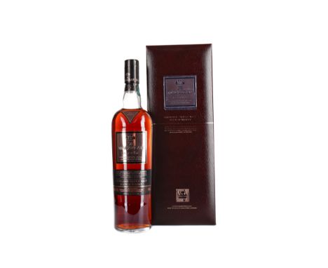 MACALLAN OSCURO Single Malt Scotch Whisky Matured in sherry casks.700ml, 46.5% volume, in box.