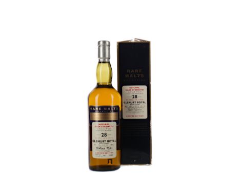 GLENURY ROYAL 1970 RARE MALTS AGED 28 YEARS Single Malt Scotch Whisky Bottled October 1998, bottle no. 840. 75cl, 58.4% volum