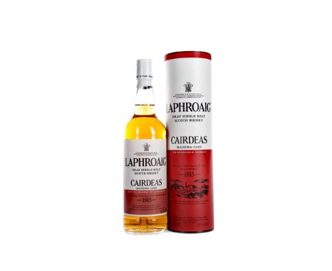 LAPHROAIG CAIRDEAS MADEIRA Single Malt Scotch Whisky Bottled 2016. 70cl, 51.6% volume, in tube.