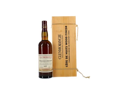 GLENMORANGIE 1975 COTES DE NUITS AGED OVER 25 YEARS Single Malt Scotch Whisky Finished in Grand Cru Burgandy casks, bottle no
