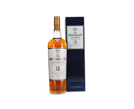MACALLAN ELEGANCIA 12 YEARS OLD - ONE LITRE Single Malt Scotch Whisky Matured in Oloroso and Fino sherry casks.One litre, 40%