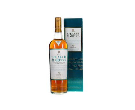 MACALLAN SPEAKER MARTIN'S 10 YEARS OLD Single Malt Scotch Whisky 700ml, 40% volume, in carton.