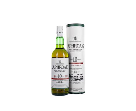 LAPHROAIG ORIGINAL CASK STRENGTH AGED 10 YEARS BATCH 8 Single Malt Scotch Whisky Bottled March 2016. 70cl, 59.2% volume, in t