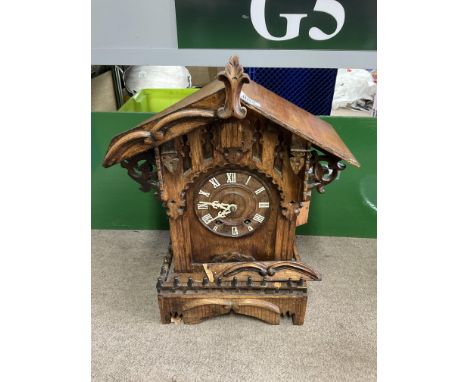 A vintage Black Forest cuckoo clock