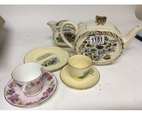 A Melba ware Coffee set Devon pottery and other ceramics (a lot) part lot illustrated