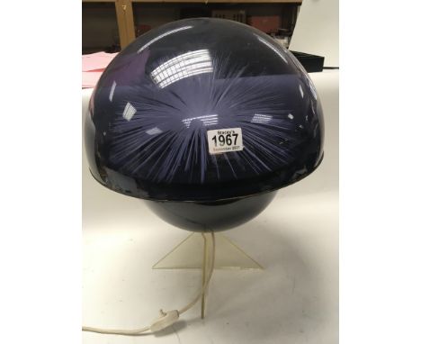 A Retro plastic and Perspex lamp.