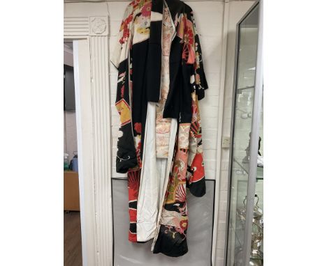 A vintage Japanese silk lined Kimono