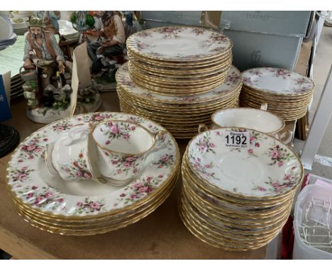 An part Royal Albert Cottage Gardenâ€ pattern tea and dinner service.