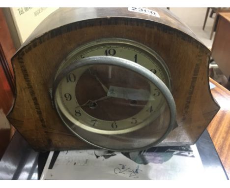 An Art Deco style mantel clock - NO RESERVE