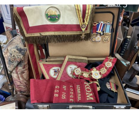 Royal order of the BuffaloÛªs ceremonial sash, cuffs and medals