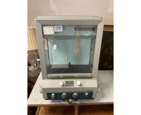 Oertling laboratory balance scales.