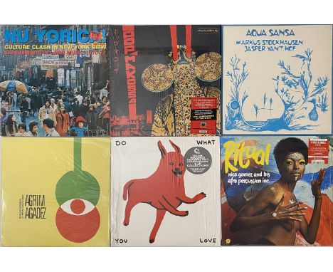 AFRO/LATIN/JAZZ/LIBRARY - CONTEMPORARY PRESSING LPs. Hot grooves with this wicked bundle of 8 x essential LPs. Titles are Mar