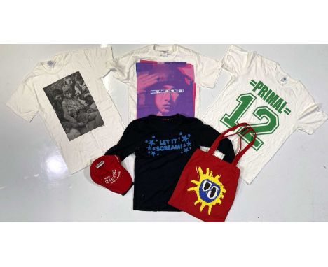 Clothing from Martin's personal collection to inc: 'Make Rock N Roll Great Again' cap, 'Don't Fight It..' t-shirt (S), vintag