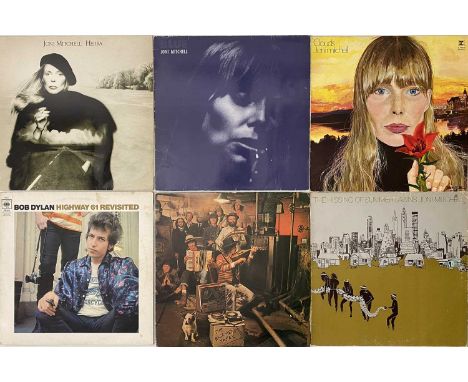 FOLK ROCK - LP PACK. A wonderful selection of 17 folk rock LPs. Artists/ titles include Joni Mitchell inc Clouds (K44070), He