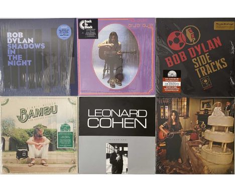 ROCK/ FOLK ROCK - MODERN/ REISSUE LPs. A fine selection of 9 LPs. Artists/ titles include Bob Dylan inc Side Tracks (MOVLP964