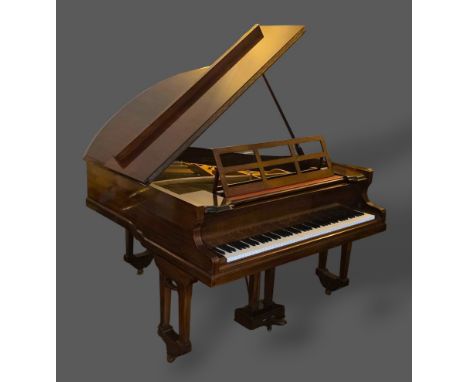 A mahogany cased baby grand piano by Richard Lipp and Sohn, Ivory registration number ANN8JN7L