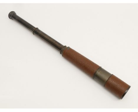 WWII British Telescope, Scout Regiments MK.2.S by K.E.C, serial number 21422, stamped O.S.126 G.A and broad arrow.