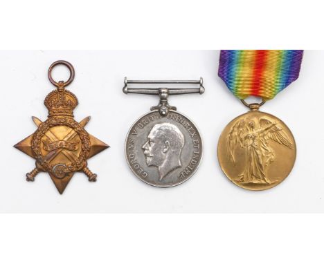 WWI trio of War, Victory and the 1914-1915 Star, awarded to 308986 W. R. Brown. STO. 1. R.N.