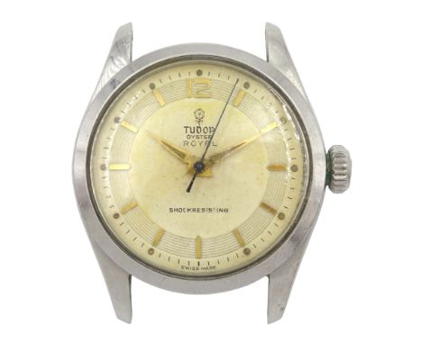 Tudor Oyster Royal gentleman's stainless steel manual wind wristwatch, Ref. 7903Condition Report:Movement currently functioni