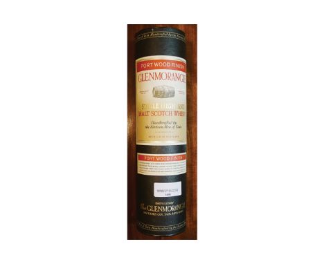 GLENMORANGIE SINGLE HIGHLAND MALT SCOTCH  WHISKEYin cylinder box1