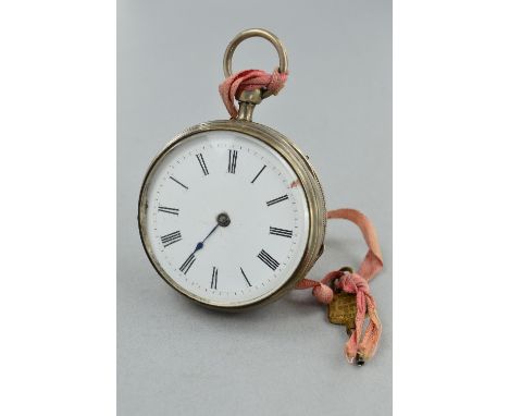 A SILVER 1/4 REPEATING FRENCH VERGE POCKET WATCH, Romilly Geneve, needs work