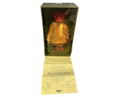 A boxed Steiff limited edition Alfonzo replica bear#513/5000 with COA