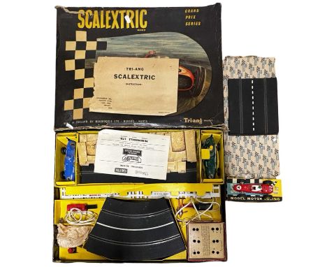 A boxed Triang Scalextric set and further accessories(Unchecked for completeness)