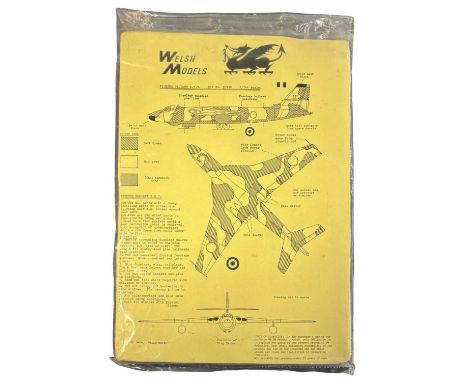A vintage Welsh models building kit of a Vickers Valiant BK1