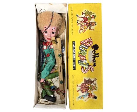 A boxed SL Hansel Pelham Puppet