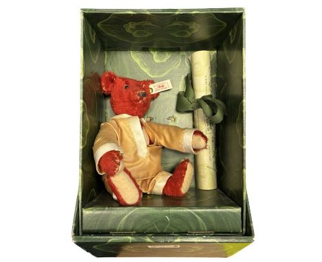 A boxed Steiff limited edition Baby  Alfonzo replica bear#89/5000 with COA