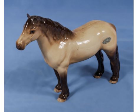 Beswick Highland Pony Mackionneach dun colourway model no. 1644